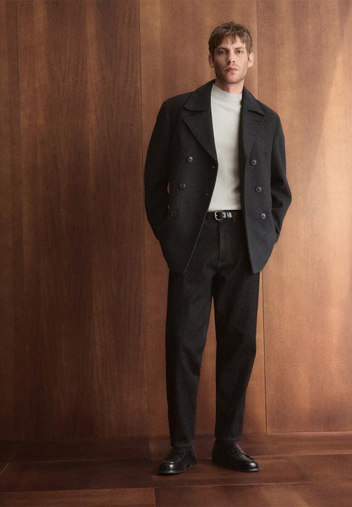 MANGO - Coat Steve - Medium Gray