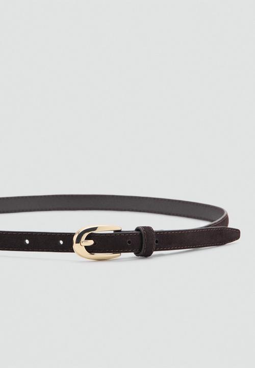 MANGO - Belt Nestors - Dark Brown