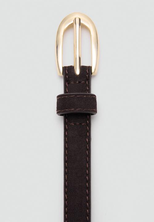 MANGO - Belt Nestors - Dark Brown