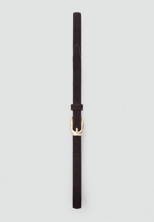 MANGO - Belt Nestors - Dark Brown