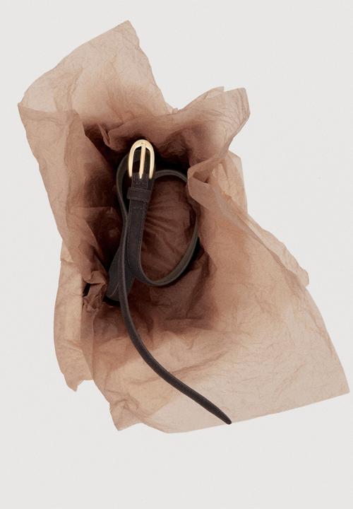 MANGO - Belt Nestors - Dark Brown
