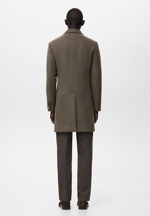 MANGO - Coat Uriel - Light-Brown