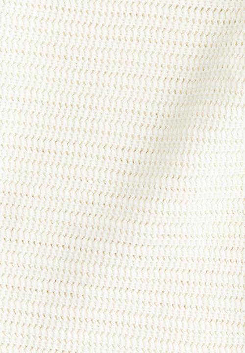 H&M - Flared cotton-knit leggings - white