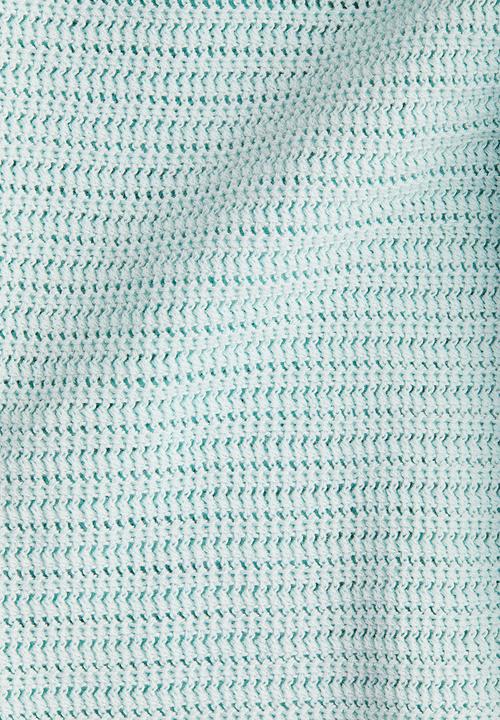 H&M - Flared cotton-knit leggings - turquoise