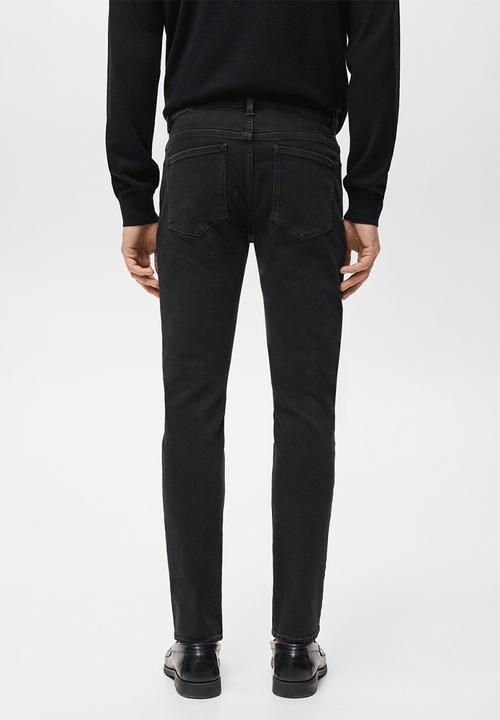 MANGO - Jeans Jude - Black Denim