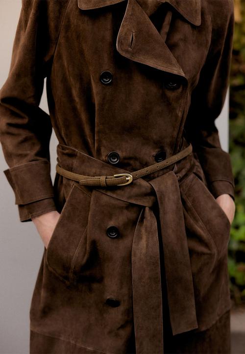 MANGO - Nestors belt-khaki