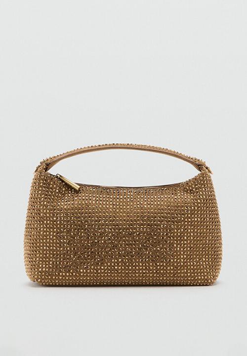 MANGO - Aina handbag-dark yellow