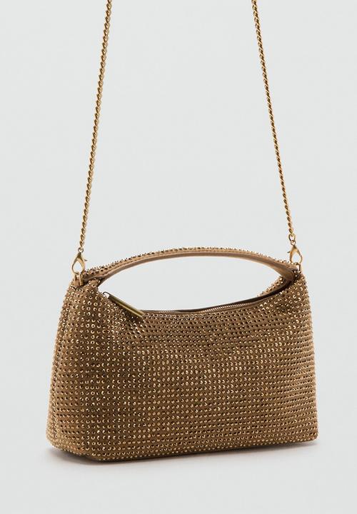 MANGO - Aina handbag-dark yellow