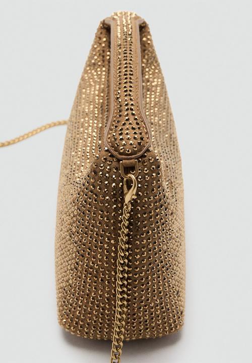 MANGO - Aina handbag-dark yellow