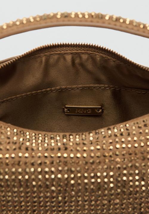 MANGO - Aina handbag-dark yellow