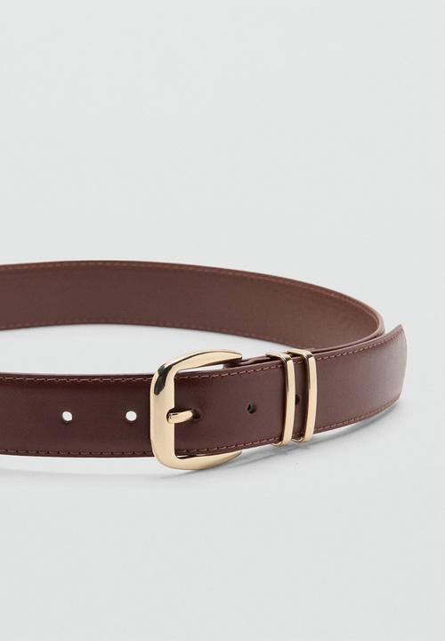 MANGO - Nash2 belt-brown