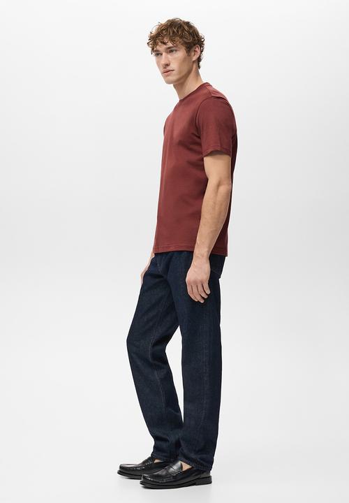 MANGO - TShirt Cherlo - Dark Red