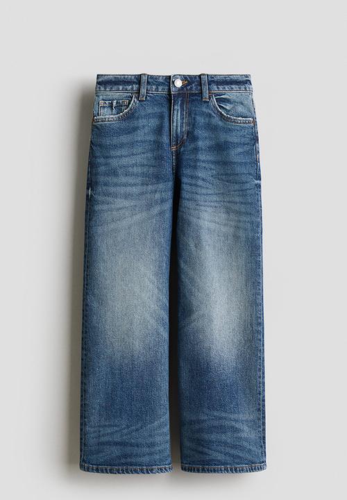 H&M - Baggy fit bootcut leg jeans - denim blue