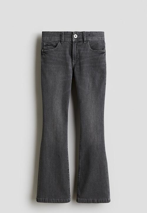 H&M - Flared leg low jeans - dark grey
