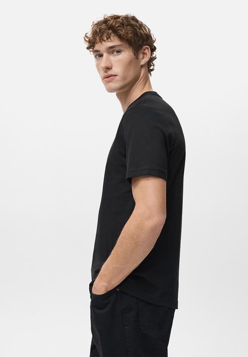 MANGO - TShirt Cherlo - Black