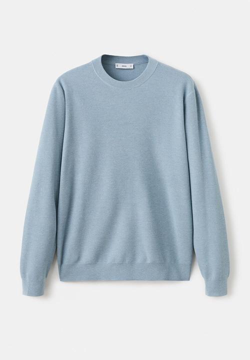 MANGO - Sweater Ten  - Sky-Blue