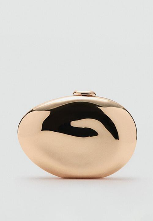 MANGO - Bean handbag-gold