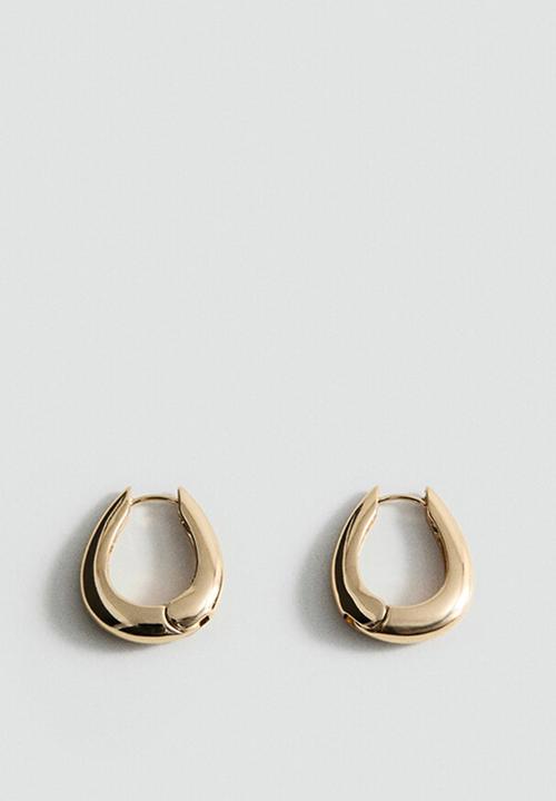 MANGO - Dali earrings-gold