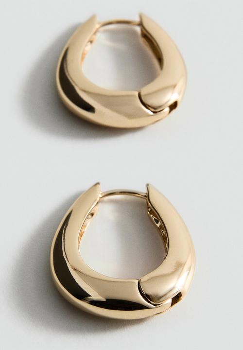 MANGO - Dali earrings-gold
