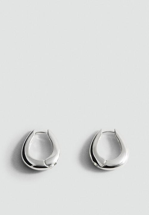 MANGO - Dali earrings-silver