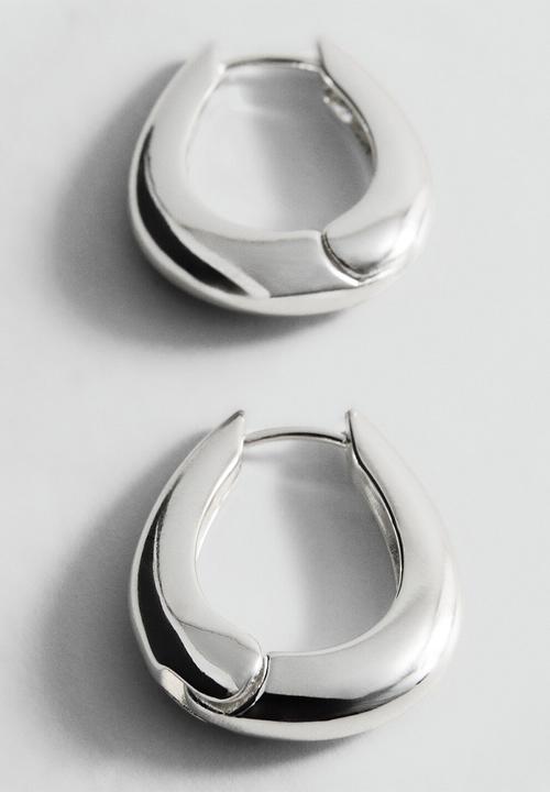 MANGO - Dali earrings-silver