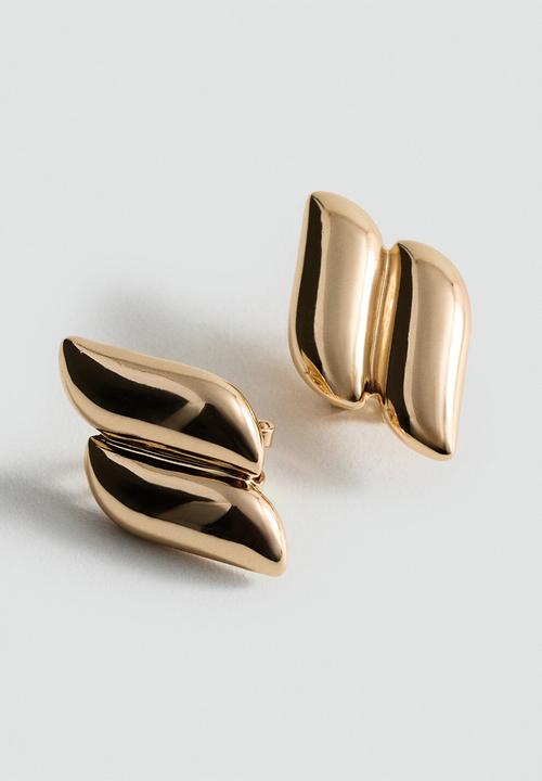 MANGO - Dani earrings-gold