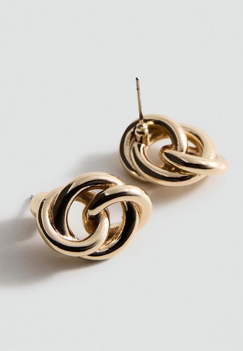 MANGO - Sol earrings-gold