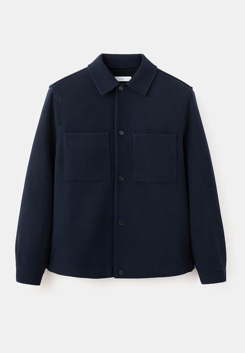 MANGO - Jacket Standfor - Navy
