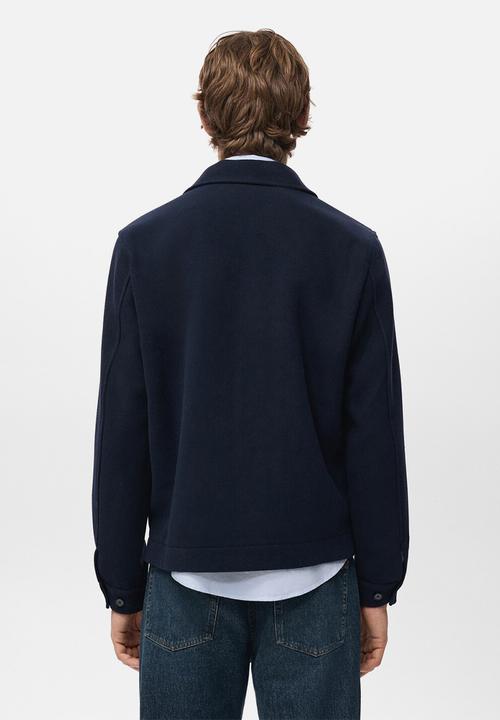MANGO - Jacket Standfor - Navy