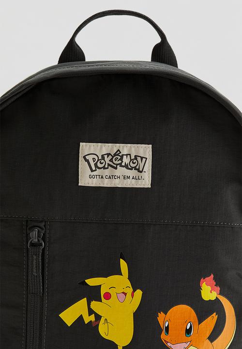 H&M - Printed backpack - black pokémon