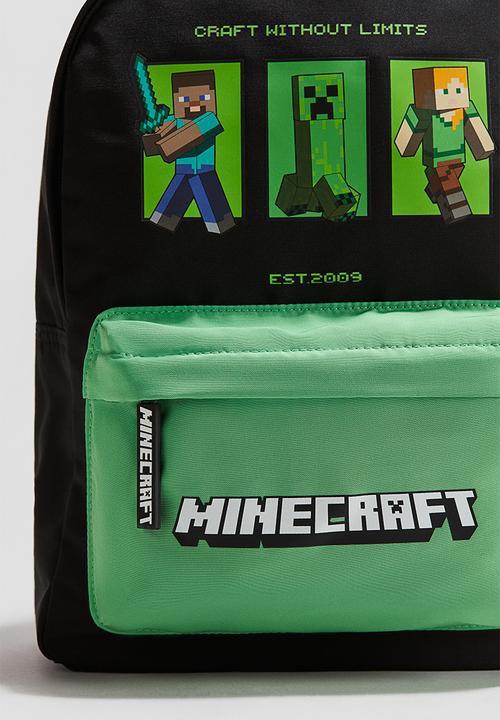 H&M - Printed backpack - black minecraft