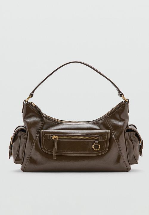 MANGO - Lua shoulder bag-beige