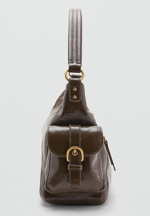 MANGO - Lua shoulder bag-beige