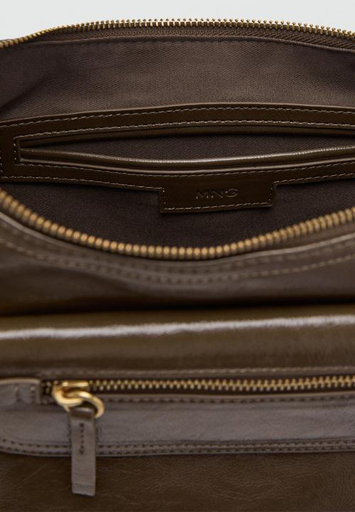 MANGO - Lua shoulder bag-beige