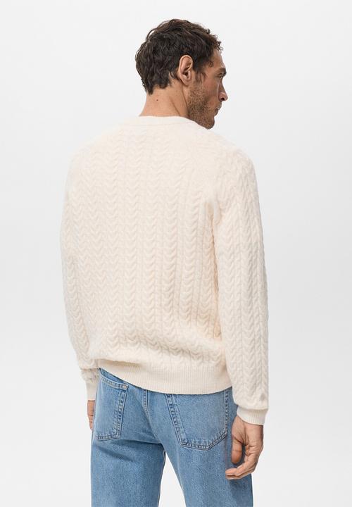 MANGO - Sweater Marieta - Ligth Beige