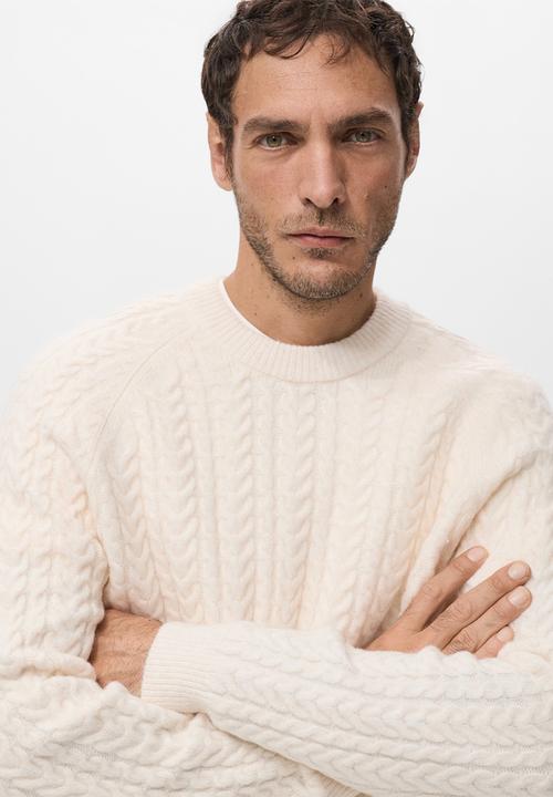MANGO - Sweater Marieta - Ligth Beige