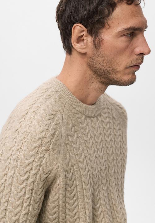 MANGO - Sweater Marieta - Camel
