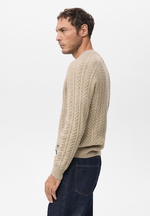 MANGO - Sweater Marieta - Camel