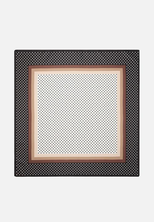 MANGO - Niza kerchief-dark brown