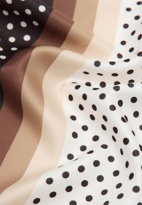 MANGO - Niza kerchief-dark brown