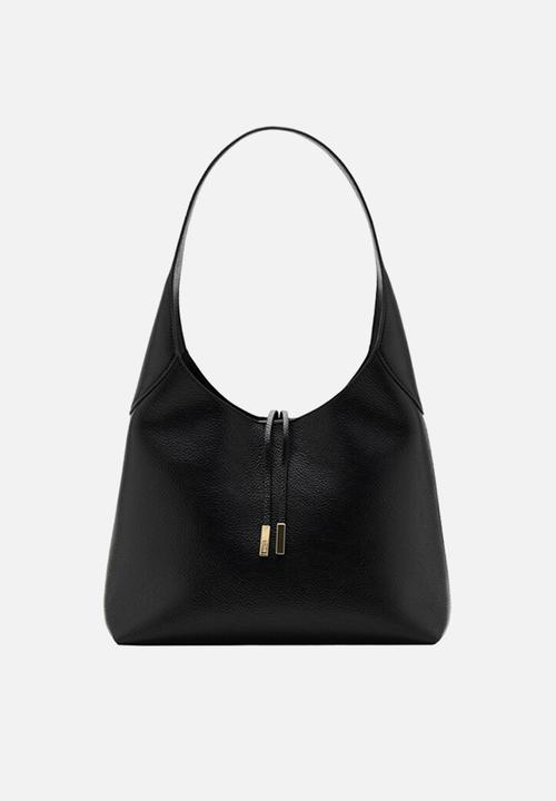 MANGO - Micado shoulder bag-black