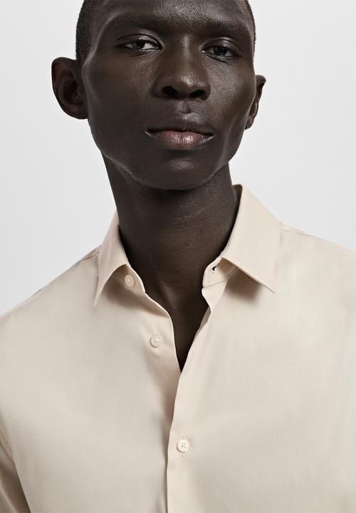 MANGO - Shirt Emotion - Beige