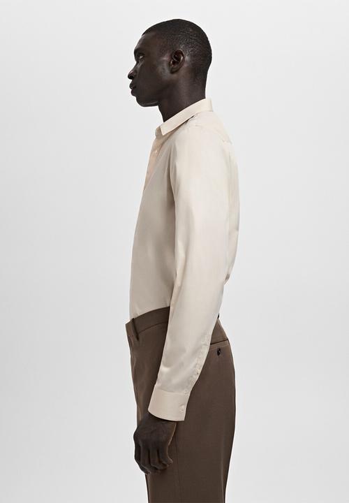MANGO - Shirt Emotion - Beige