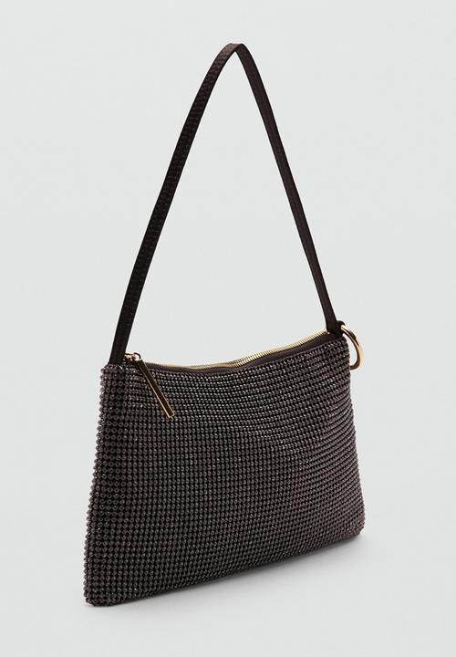 MANGO - Bacio handbag-dark brown