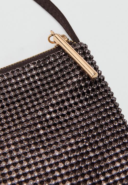 MANGO - Bacio handbag-dark brown
