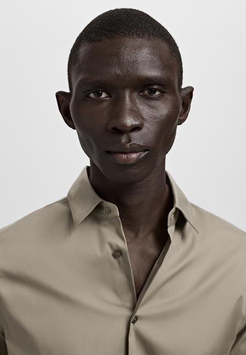 MANGO - Shirt Emotion - Brown