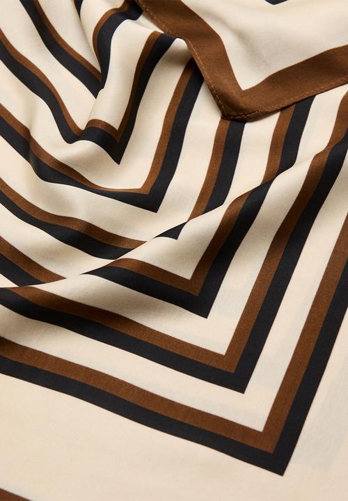 MANGO - Geov kerchief -brown