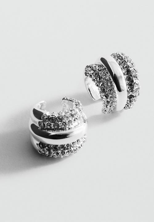 MANGO - Nala earrings-silver