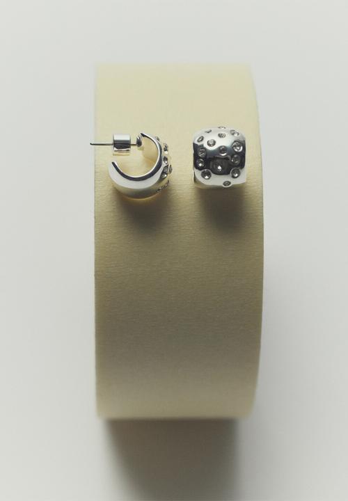 MANGO - Nadia earrings - gold & silver