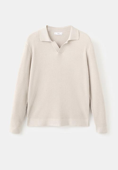 MANGO - Sweater Antiguas - Beige